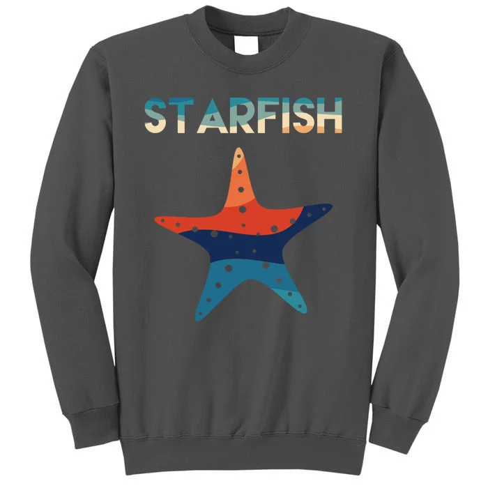 Starfish Ocean Beach Tall Sweatshirt