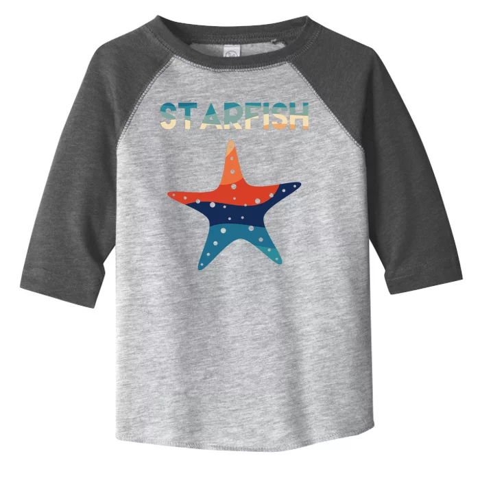 Starfish Ocean Beach Toddler Fine Jersey T-Shirt