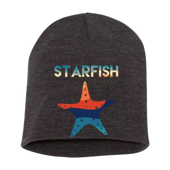 Starfish Ocean Beach Short Acrylic Beanie