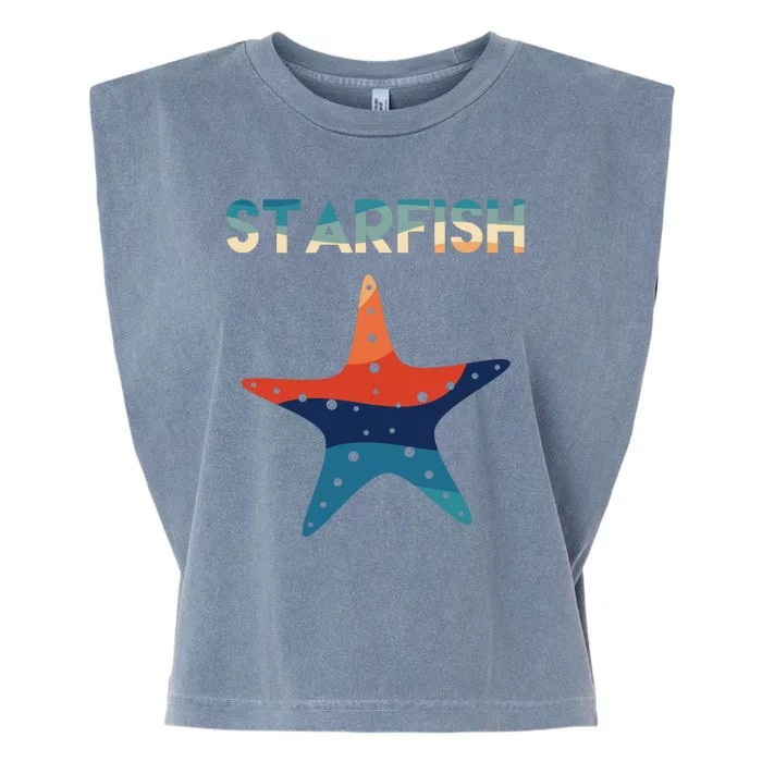 Starfish Ocean Beach Garment-Dyed Women's Muscle Tee