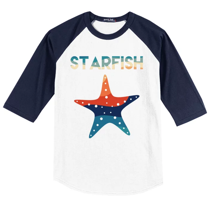 Starfish Ocean Beach Baseball Sleeve Shirt