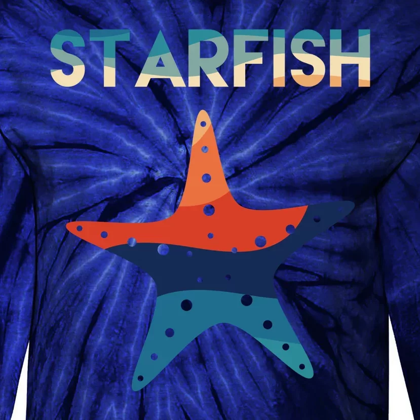 Starfish Ocean Beach Tie-Dye Long Sleeve Shirt