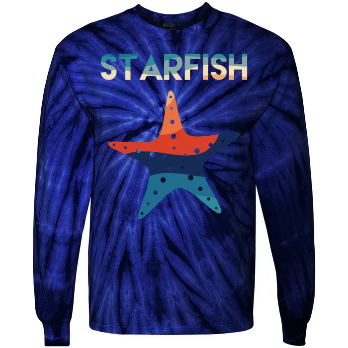 Starfish Ocean Beach Tie-Dye Long Sleeve Shirt