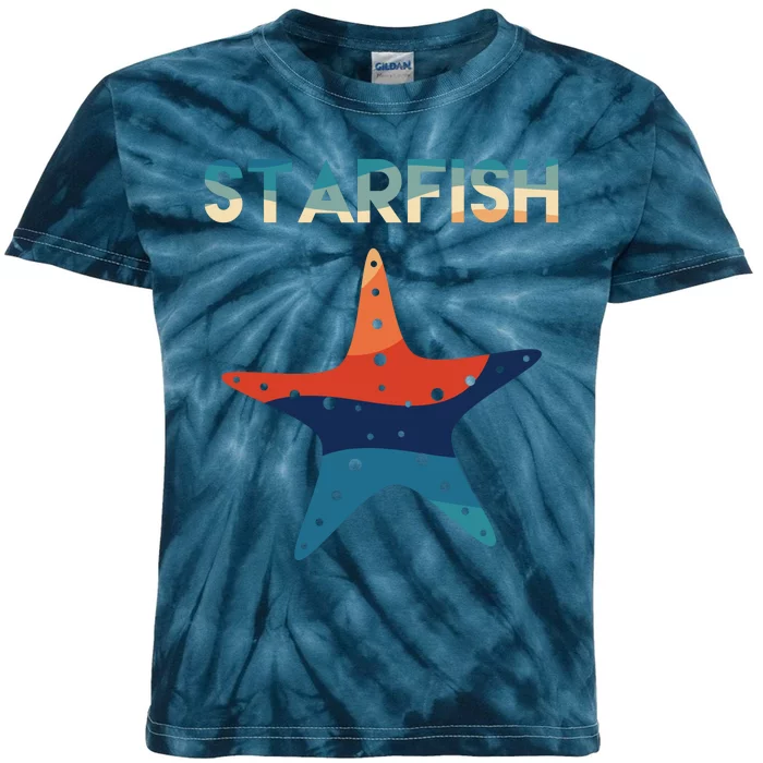 Starfish Ocean Beach Kids Tie-Dye T-Shirt