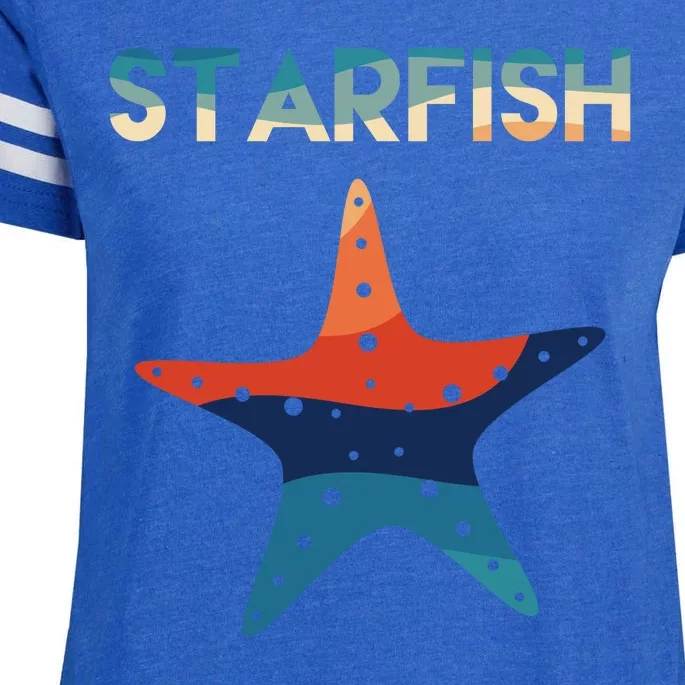 Starfish Ocean Beach Enza Ladies Jersey Football T-Shirt