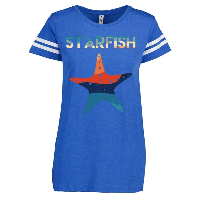 Starfish Ocean Beach Enza Ladies Jersey Football T-Shirt