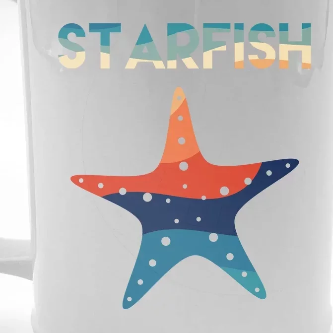 Starfish Ocean Beach Front & Back Beer Stein