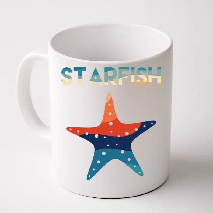 Starfish Ocean Beach Front & Back Coffee Mug