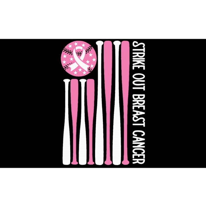 Strike Out Breast Cancer Baseball Lover P.I.Nk. Bumper Sticker