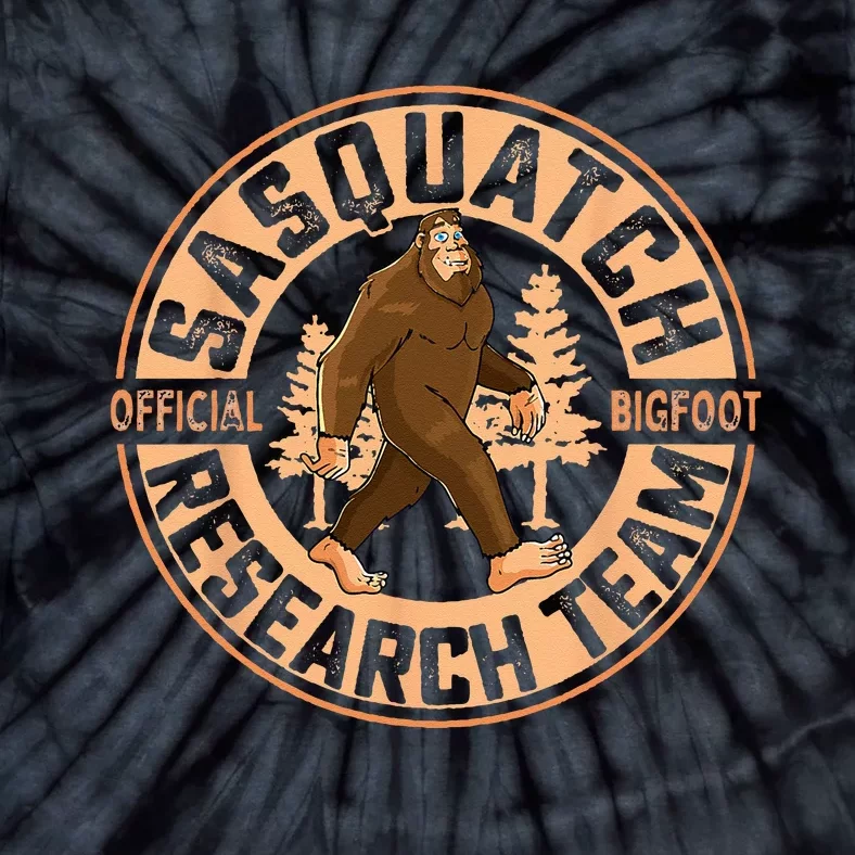 Sasquatch Official Bigfoot Research Team Tie-Dye T-Shirt