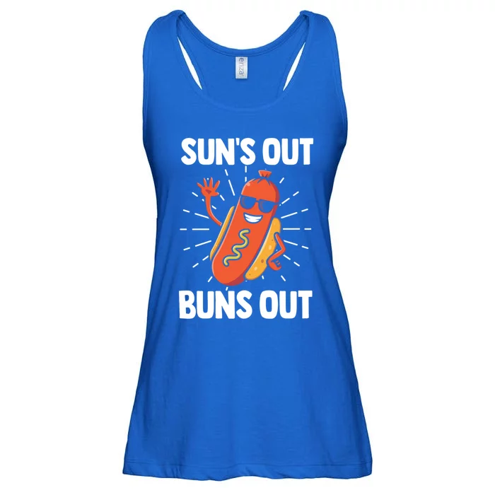 Suns Out Buns Out Hot Dog Costume Funny Gift Ladies Essential Flowy Tank