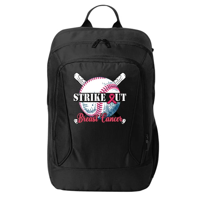 Strike Out Breast Cancer Baseball City Backpack