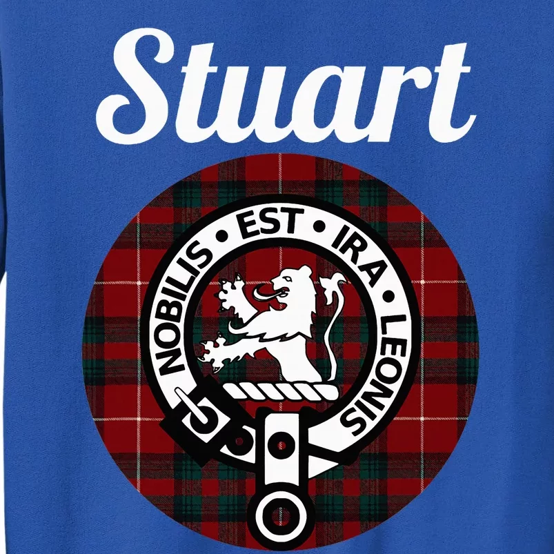 Stuart Of Bute Clan Scottish Name Coat Of Arms Tartan Tall Sweatshirt