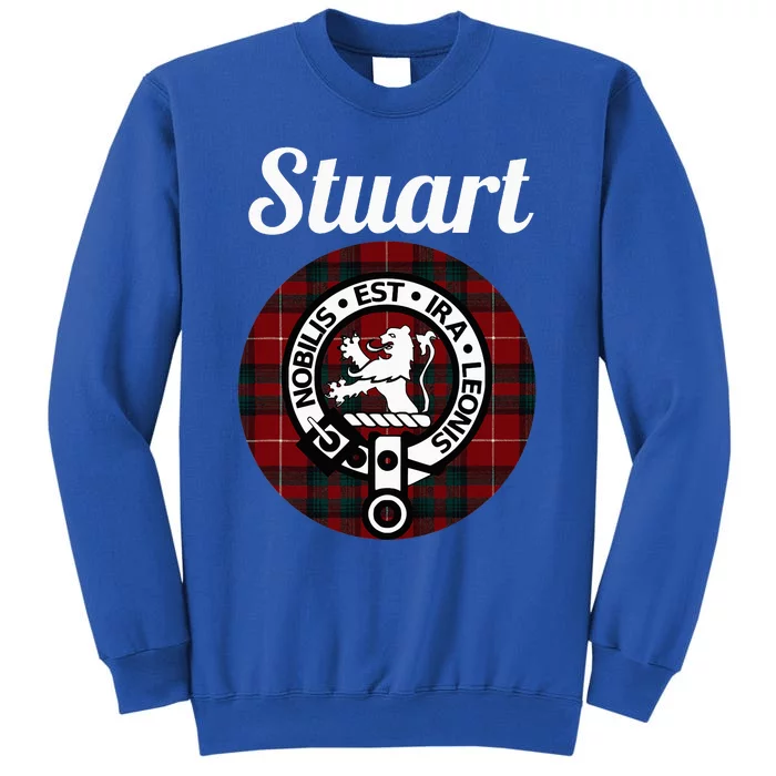 Stuart Of Bute Clan Scottish Name Coat Of Arms Tartan Tall Sweatshirt