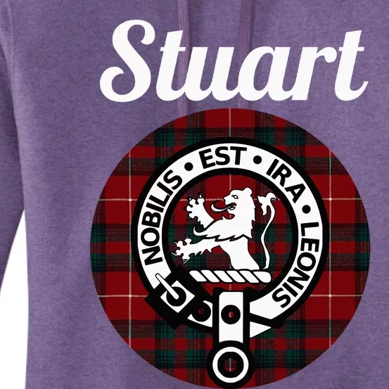 Stuart Of Bute Clan Scottish Name Coat Of Arms Tartan Women's Pullover Hoodie