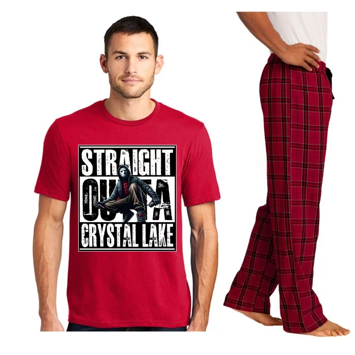 Straight Outta Crystal Lake Jason Voorhees Horror Halloween Pajama Set