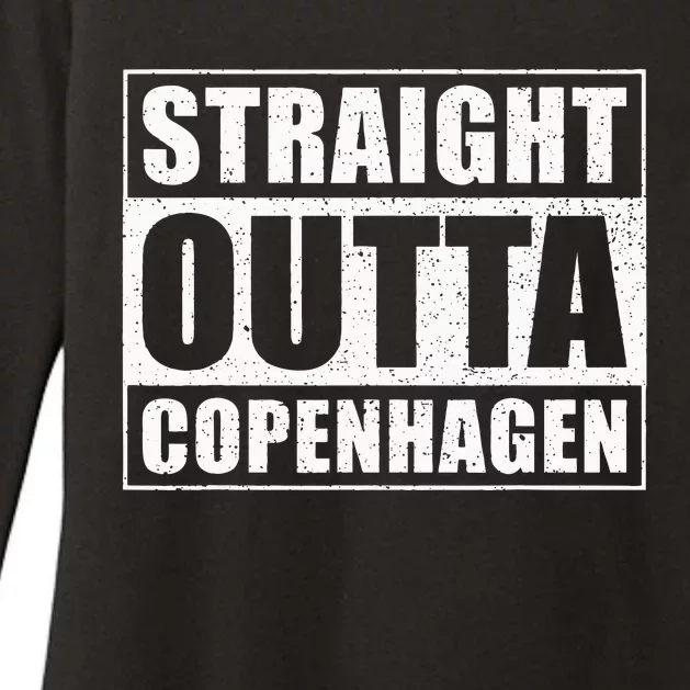 Straight Outta Copenhagen Denmark Copenhagen Womens CVC Long Sleeve Shirt