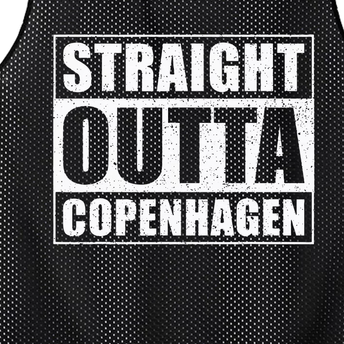 Straight Outta Copenhagen Denmark Copenhagen Mesh Reversible Basketball Jersey Tank