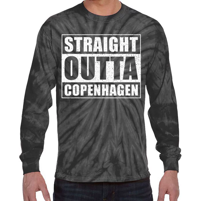 Straight Outta Copenhagen Denmark Copenhagen Tie-Dye Long Sleeve Shirt