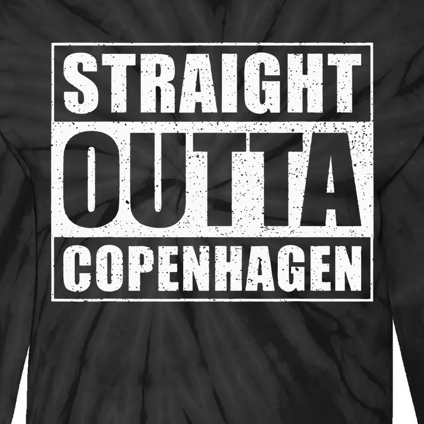 Straight Outta Copenhagen Denmark Copenhagen Tie-Dye Long Sleeve Shirt