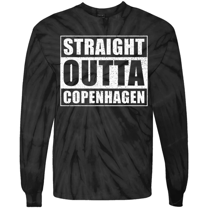 Straight Outta Copenhagen Denmark Copenhagen Tie-Dye Long Sleeve Shirt