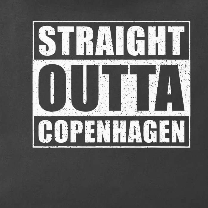 Straight Outta Copenhagen Denmark Copenhagen Zip Tote Bag