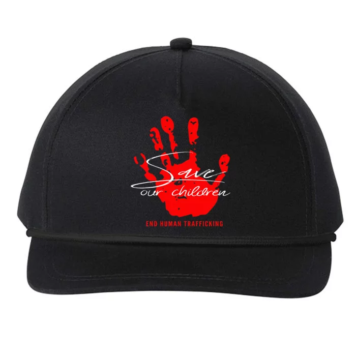 Save Our Children End Human Trafficking Snapback Five-Panel Rope Hat