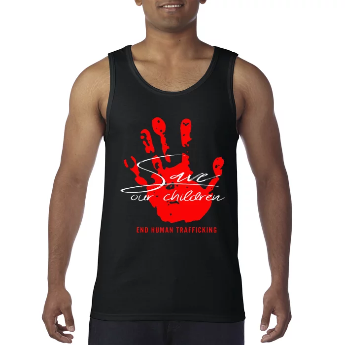 Save Our Children End Human Trafficking Tank Top