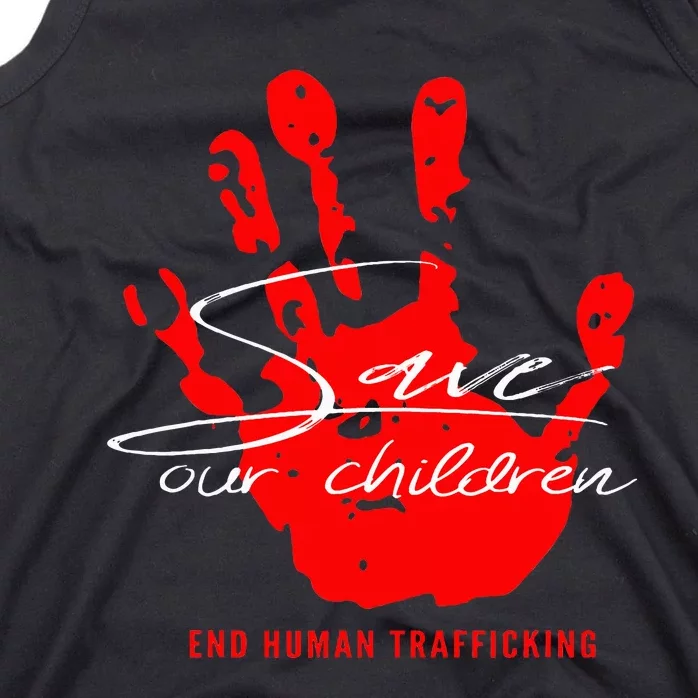 Save Our Children End Human Trafficking Tank Top