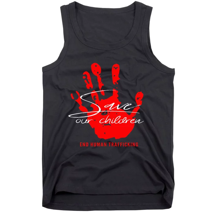 Save Our Children End Human Trafficking Tank Top