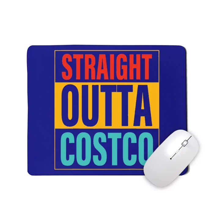 Straight Outta Costco Retro Vintage Apparel Mousepad