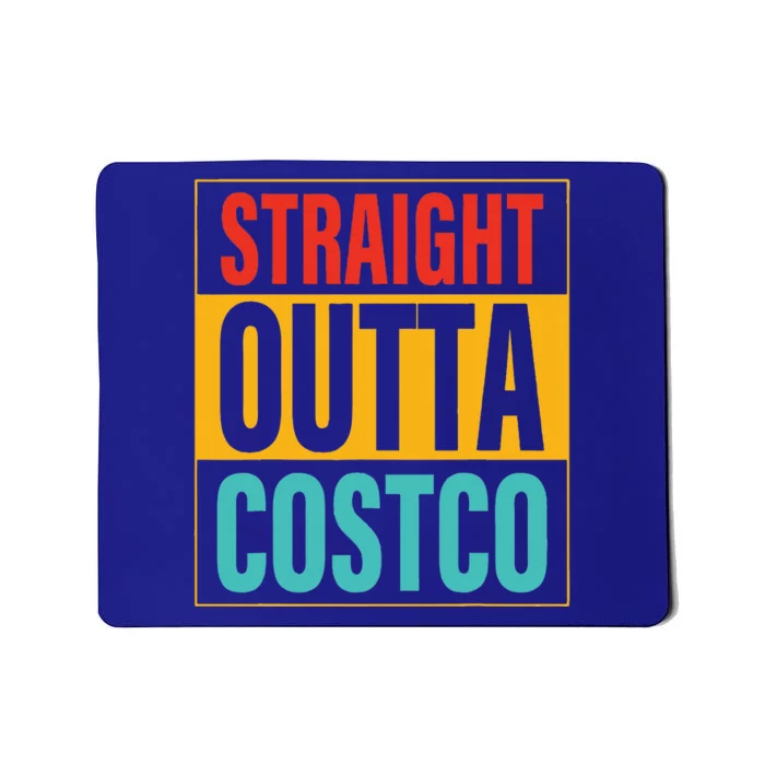 Straight Outta Costco Retro Vintage Apparel Mousepad