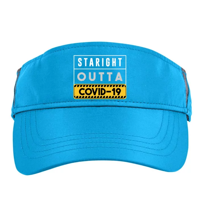 Straight Outta Covid 19 Adult Drive Performance Visor