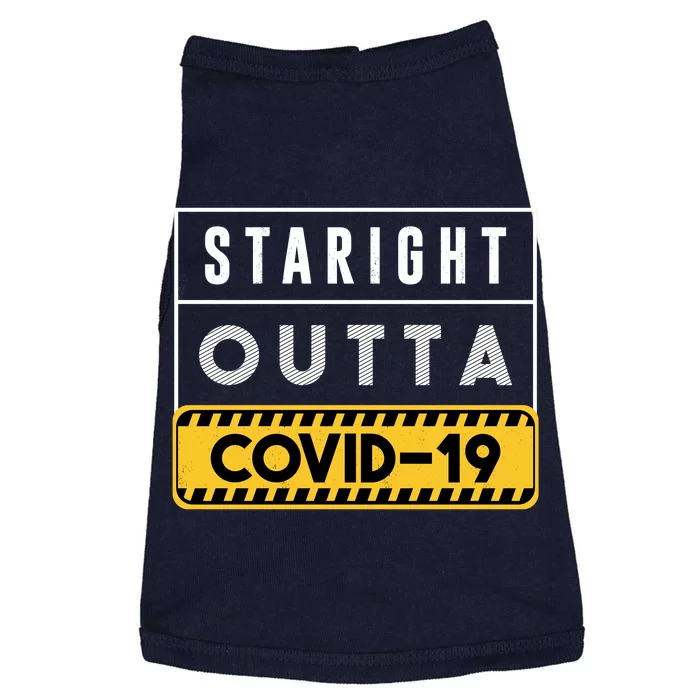 Straight Outta Covid 19 Doggie Tank