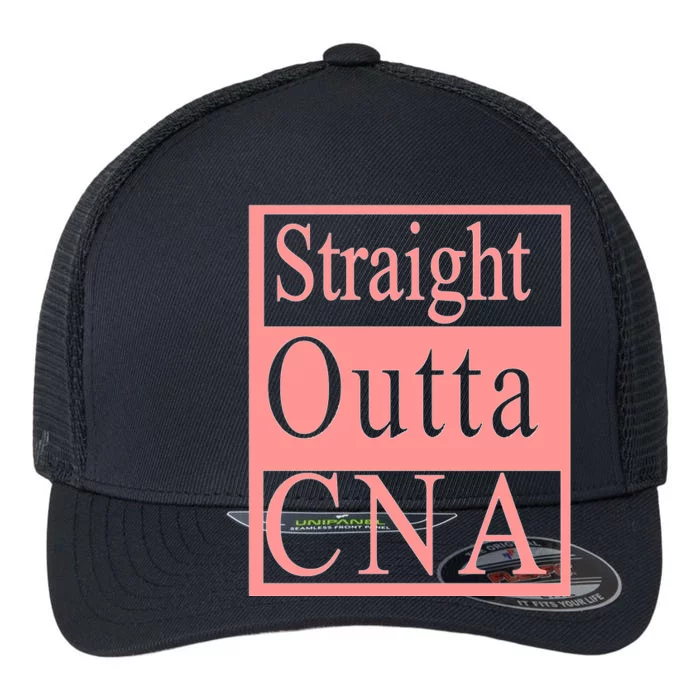 Straight Outta CNA Flexfit Unipanel Trucker Cap