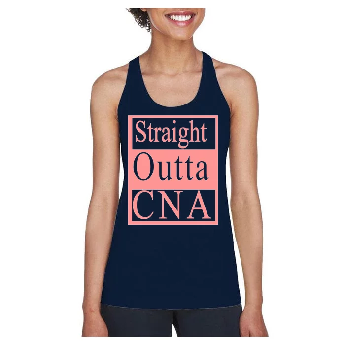 Straight Outta CNA Women's Racerback Tank