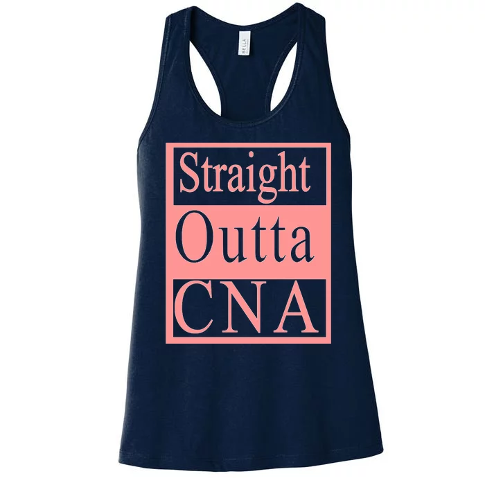 Straight Outta CNA Women's Racerback Tank