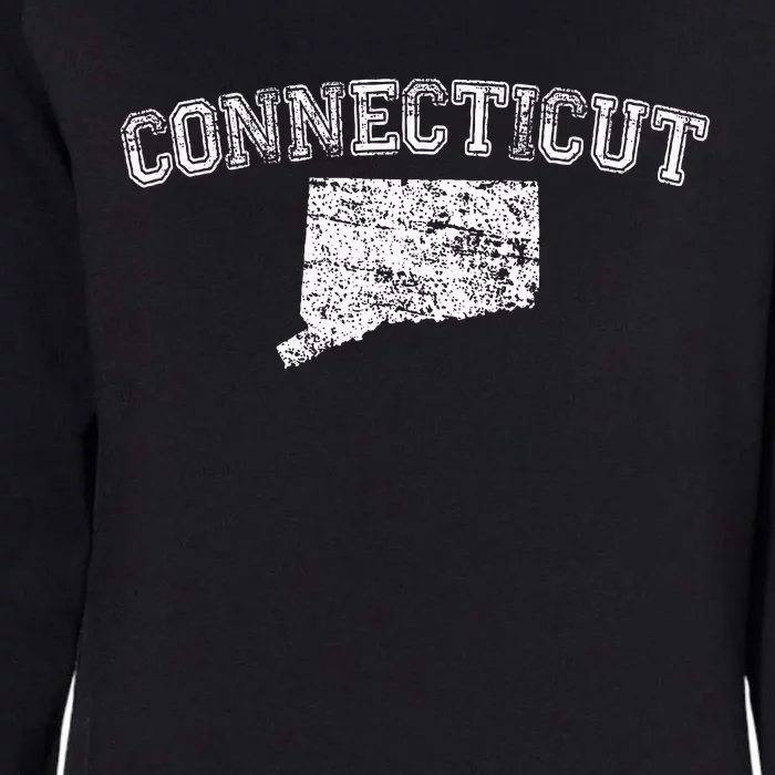 State Of Connecticut Home Pride Love Womens California Wash Sweatshirt