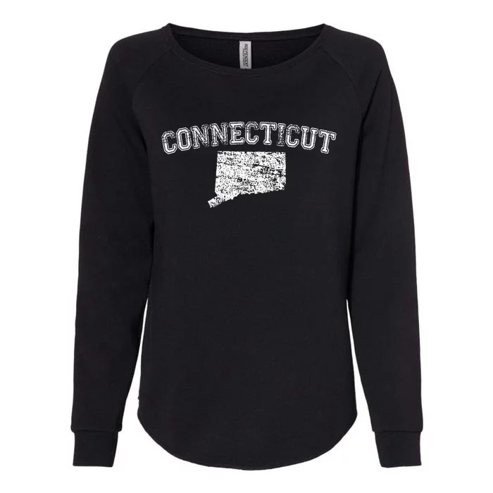 State Of Connecticut Home Pride Love Womens California Wash Sweatshirt