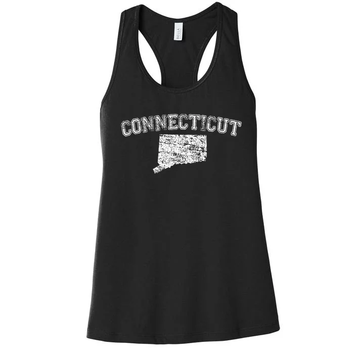 State Of Connecticut Home Pride Love Women's Racerback Tank