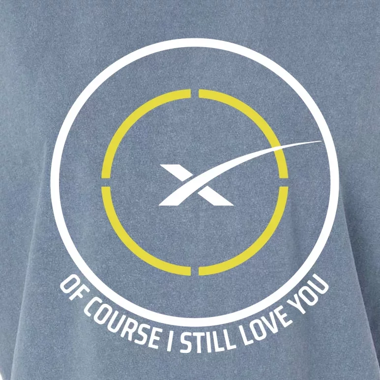 Spacex Of Course I Still Love You Drone Ship Garment-Dyed Women's Muscle Tee