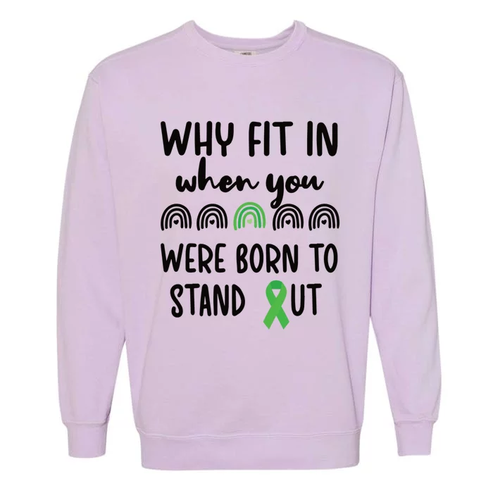 Stand Out Cerebral Palsy Warrior Cerebral Palsy Fighter Gift Garment-Dyed Sweatshirt