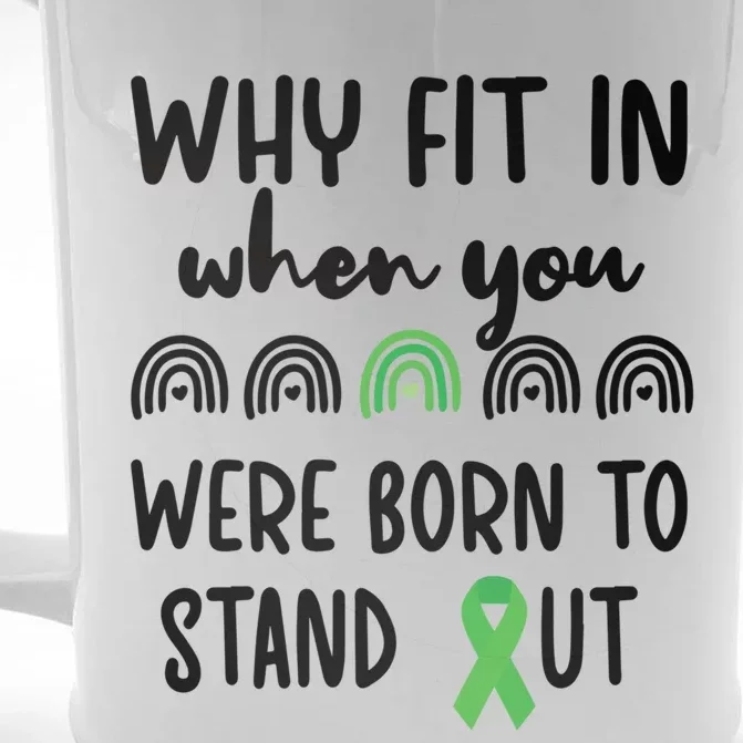 Stand Out Cerebral Palsy Warrior Cerebral Palsy Fighter Gift Front & Back Beer Stein