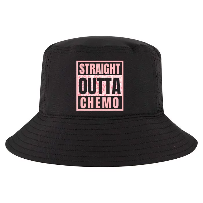 Straight Outta Chemo Therapy Cancer Awareness Cool Comfort Performance Bucket Hat