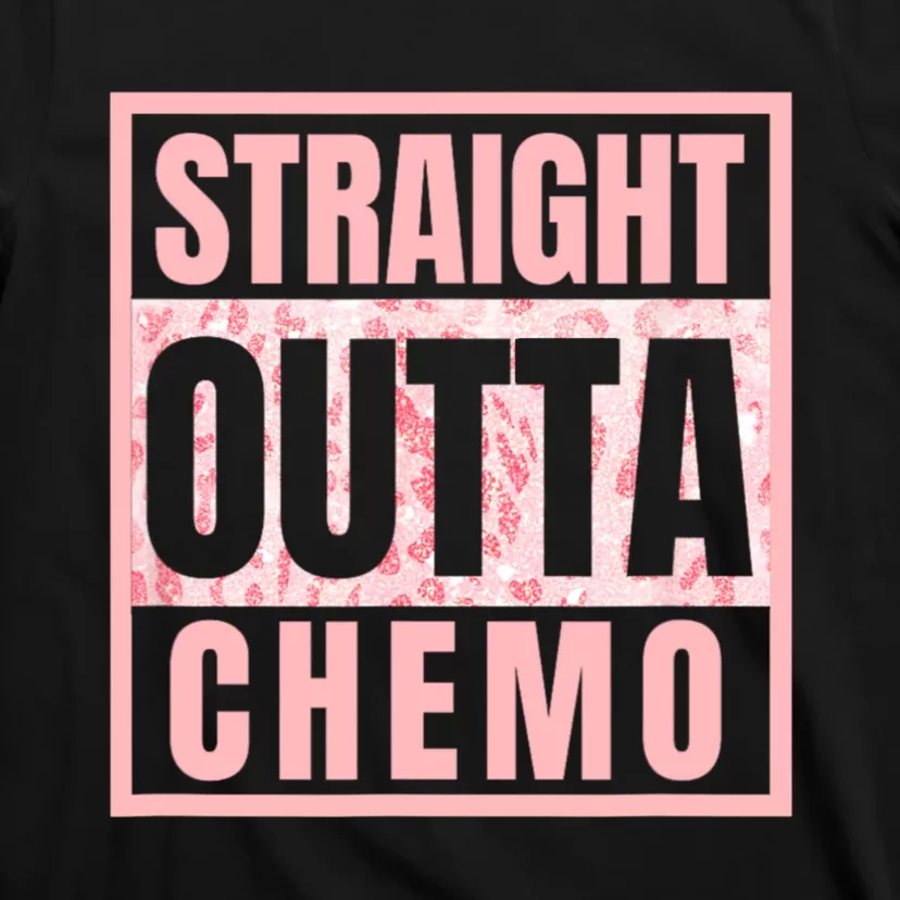 Straight Outta Chemo Therapy Cancer Awareness T-Shirt