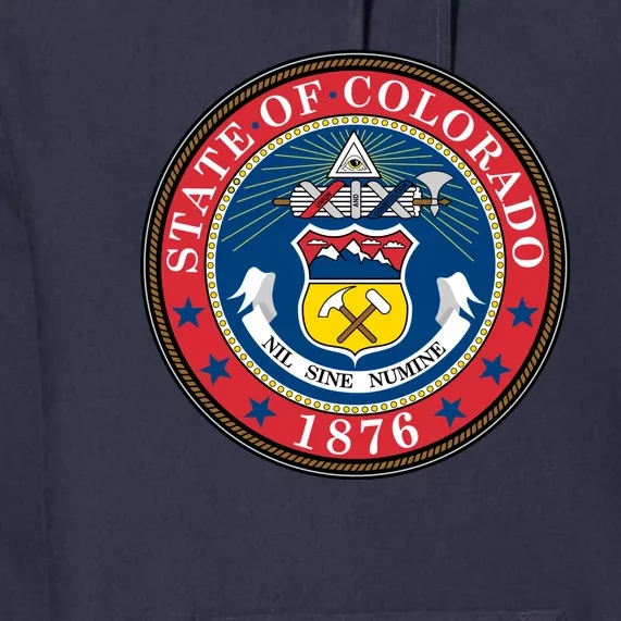 State Of Colorado Seal 1876 Premium Hoodie