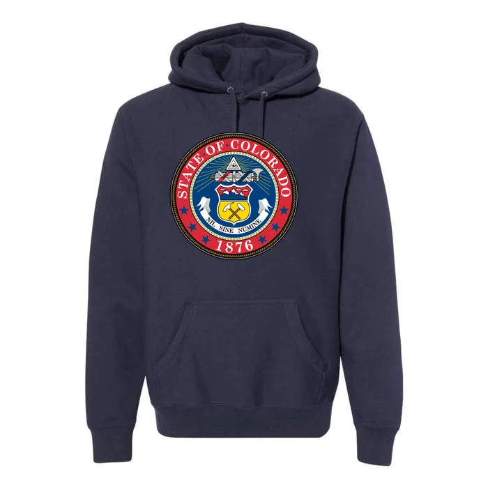 State Of Colorado Seal 1876 Premium Hoodie