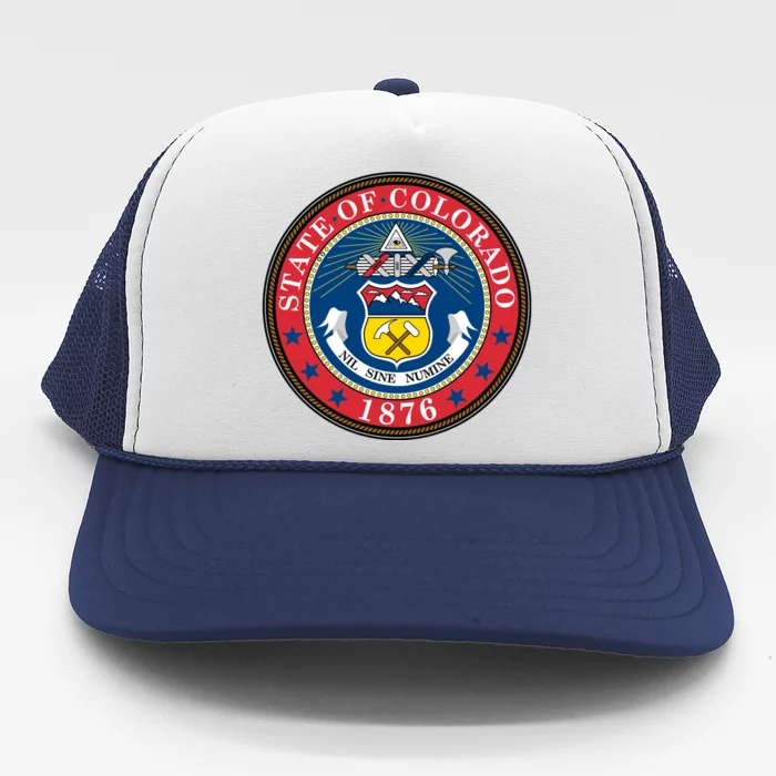 State Of Colorado Seal 1876 Trucker Hat