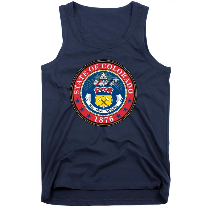 State Of Colorado Seal 1876 Tank Top