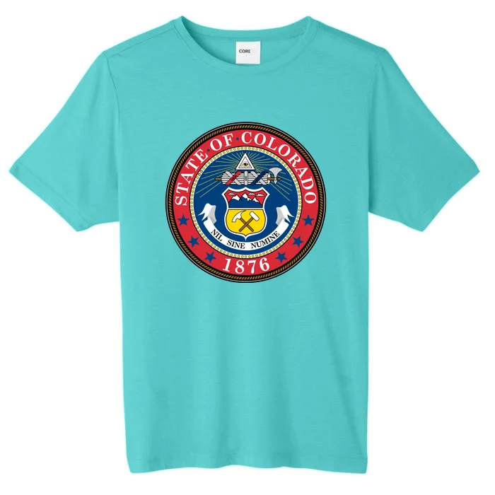 State Of Colorado Seal 1876 ChromaSoft Performance T-Shirt